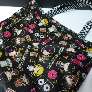 Black harajuku lovers rock and roll tote b…